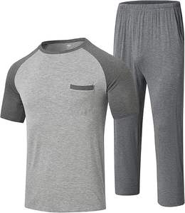 Conjunto de Camiseta de Verano para Hombre de Alta Calidad Personalizable, Pantalones Largos de Talla Grande y Pantalones Deportivos de Estilo Casual con Logotipo Personalizable - Product Image 1