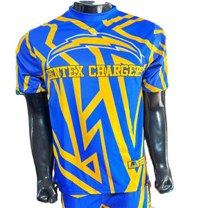 ภาพถ่ายจริงดีไซน์ใหม่เสื้อยืดคอกลมความปลอดภัยสูงพิมพ์ลายปากีสถานปักลายพิมพ์พัฟผ้าไหม - Product Image 1