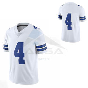 Camiseta de Fútbol Americano de Primera Calidad, Material Transpirable, Venta al por Mayor, Personalizada por Sublimación, Ropa Deportiva de Equipo de Alta Calidad - Product Image 6