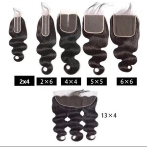 Luxurious Look Lace Product Body Wave Closure Natural Brown Wavy Drawn Human <b>Hair</b> <b>Extension</b> Brown Human <b>Hair</b> Wavy <b>Wigs</b> Wholesale - Product Image 1
