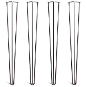 CHB68038-Industrial Design Iron Hairpin Table Legs 102cm High for Dining Hotel Hospital Furniture Cast Aluminium Material - Product Image 2