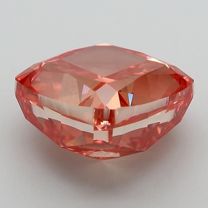 Diamant rose vif fantaisie certifié IGI, cultivé en laboratoire, taille coussin, diamant non monté pour la vente en gros de bijoux fins - Product Image 3