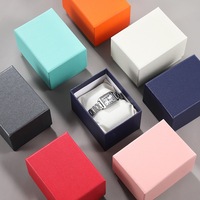 Boîtes à montres en carton noir personnalisées avec couvercle pour l'emballage de montres et de bracelets pour hommes – Offre Spéciale