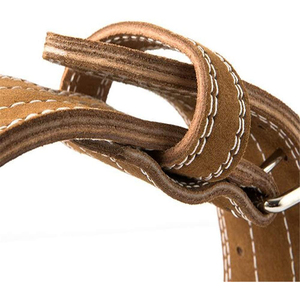 Elite Leather & Suede Lifting Belt Gym Core Stabilizer Heavy Duty <b>Back</b> <b>Support</b> OEM Customization Bulk Wholesale Manufacturer - Product Image 2