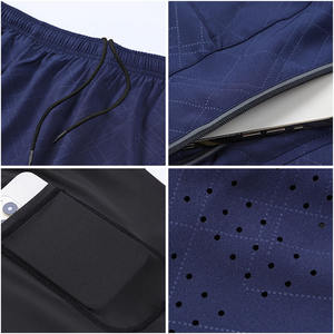 Wholesale <b>Men</b> Running <b>Shorts</b> Breathable Fitness <b>Black</b> Double Layer <b>Shorts</b> <b>Men</b> New Stretchy Workout Training Bodybuilding <b>Short</b> - Product Image 3