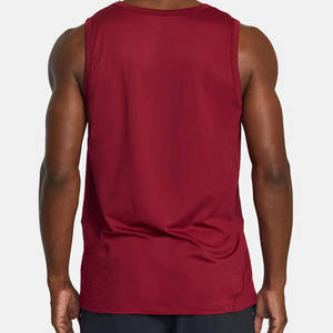 Gran Venta de camisetas sin mangas deportivas rápidas transpirables de compresión con logotipo personalizado orientado a la exportación para hombres de algodón personalizado - Product Image 6