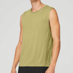 Camisetas sin Mangas para Hombre, Transpirables, Básicas, de Otros Materiales, Estilo Casual Elegante, Ecológicas, de Secado Rápido, 160g, para Gimnasio - Product Image 2