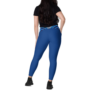 Women's High Waisted Yoga <b>Leggings</b> with Pockets Spandex/<b>Nylon</b> Material Quick Dry & Breathable Custom Fitness Clothing - Product Image 4