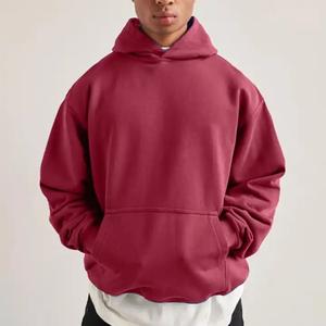 Sweats à capuche pour hommes Sweatshirts Streetwear unisexe de haute qualité col rond à manches longues col rond uni hommes sweat à capuche surdimensionné - Product Image 4