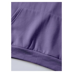 Sudadera con Capucha de Alta Calidad para Hombre, 100% Algodón, Otoño, Mangas Largas, Impresión de Logotipo Personalizada, Transpirable, Ligera, Sólida, OEM - Product Image 4
