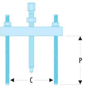 Barres non-taraudées Facom, pinces de haute qualité pour usages polyvalents - Product Image 2