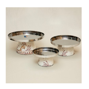 ขายส่งขาตั้งแม่มุก ชุดขาตั้งเค้กฝังมุกหรูหรา 3 ชิ้น อีดรอมฎอน แม่มุก - Product Image 1