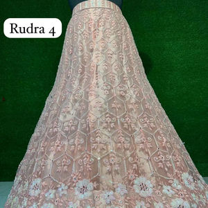 Élégant Heavy Sequin Broderie 3M Flair Net Lehenga Choli Full Dupatta Set pour les fêtes toute l'année pour l'hiver été en gros - Product Image 2