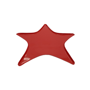 Plateau à vaisselle en forme d'étoile en métal en aluminium de conception martelée couleur or pour les ustensiles de cuisine à la maison - Product Image 3