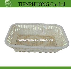 Cestas de almacenamiento de bambú tejidas pequeñas naturales mecha artesanal para uso doméstico - Product Image 5