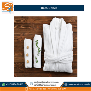 Nouveauté 2025 Robes de chambre pour adultes de qualité supérieure, luxueuses, sur mesure, 100% coton, pour la vente en gros en Inde - Product Image 6