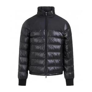 เสื้อโค้ทแจ็กเก็ตหนาสีทึบสำหรับผู้ชายเสื้อแจ็คเก็ตขนเป็ดสำหรับฤดูหนาวกลางแจ้งโลโก้แบบออกแบบได้ตามต้องการ - Product Image 5