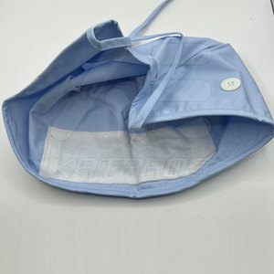 Durable 100% Cotton High Quality Low MOQ Private Label Unisex <b>Scrub</b> Hats Best Selling for Adults Hospital Use - Product Image 4
