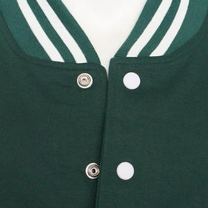 Chaqueta universitaria personalizada de alta calidad para hombre, chaqueta con letras de béisbol bordadas con mangas de cuero y forro interior acogedor - Product Image 3