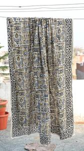 100% Cotton Breathable Traditional Hand Block Printed <b>Scarf</b> Jaipur Handcrafted Boho Chic Lightweight Ethnic Soft Cotton <b>Scarf</b> - Product Image 5