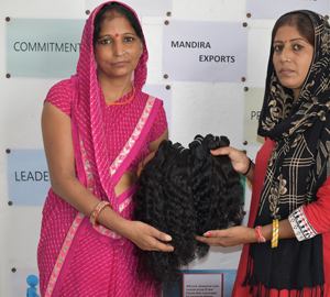 Extensiones de cabello humano virgen Remy indio dibujado doble del vendedor Paquetes de ondas rizadas Cutícula alineada Color natural Trama Doble - Product Image 4