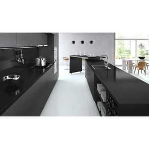 เคาน์เตอร์ท็อปสีดำเจ็ทสไตล์โมเดิร์นจาก EU ผิวด้าน ทนต่อคราบสกปรก ผลิตจากวัสดุ Solid Surface หนา 15-30 มม. แผ่นใหญ่ - Product Image 2