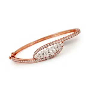 Iced Out Round & Marquise Cut Moissanite Diamond Tennis Bracelet para mujer Hermoso regalo Plata de Ley 925 - Product Image 3