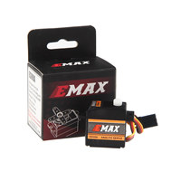 Emax ES09A 模拟金属齿轮微型舵机 - 9g 遥控舵机高扭矩，适用于飞机、直升机、机器人