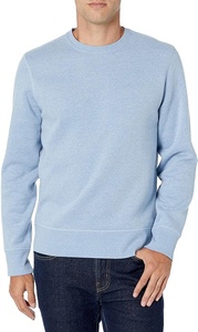Sweat-shirt ras du cou en coton éponge uni surdimensionné pour hommes Pull à épaules tombantes de créateur personnalisé Hiver décontracté doux - Product Image 4