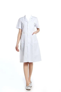Uniforme de personal de hospital hecho de tela de algodón, poliéster y Spandex de gran venta en color y tamaños personalizados para enfermera de mujer - Product Image 3