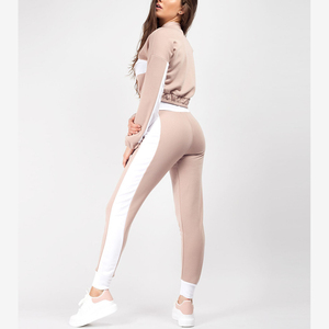 Conjunto de chándal de 2 piezas con logotipo personalizado de alta calidad para mujer, chándal informal con capucha al por mayor, 2025 - Product Image 5