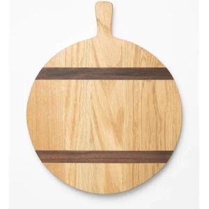 Nouvelle planche à découper en bois de cuisine naturelle exclusive Freshly Design grande planche à découper de forme ronde de l'exportateur indien - Product Image 4