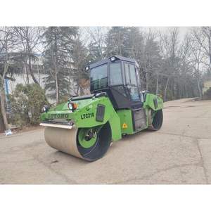 Rouleau de route vibrant hydraulique à double tambour de 10 tonnes Eaton hydraulique pour équipement de compactage à haute efficacité de fonctionnement de moteur - Product Image 2