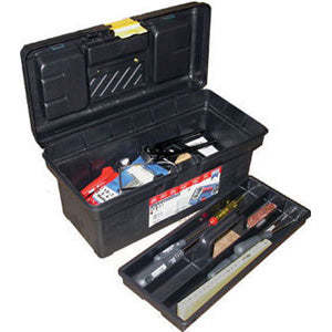 Boîte à outils portable en polypropylène avec 35 outils universels, taille personnalisée pour la maison, le jardin, l'atelier, le stockage du bois - Product Image 1