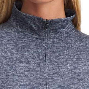 Sudadera y sudaderas con capucha transpirables antiarrugas a la moda informal para mujer, cuello levantado de tela de poliéster de manga larga para invierno - Product Image 4
