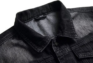Veste stylée en coton pour hommes Veste en jean de haute qualité personnalisée OEM vente en gros tenue décontracté pour l'hiver - Product Image 3