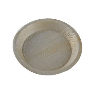 Plato de cena de hoja de palma profunda desechable de calidad superior compostable biodegradable para servir comida restaurantes fiestas bodas - Product Image 1