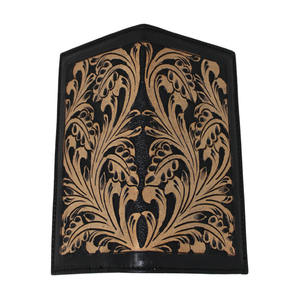 Portefeuille de bohème durable en cuir indien fabriqué à la main style long avec perles décoratives et fermeture éclair - Product Image 2