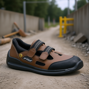 Sandalias de Seguridad Dragster-1240 de Cuero Marrón/Negro, Talla 46, para Equipo de Seguridad y Supervivencia - Product Image 3