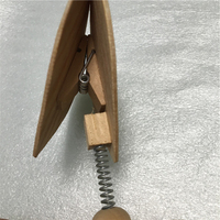 Mini madera contrachapada en forma de corazón lugar tarjeta Memo titular foto de madera nota Clip soporte Base de exhibición para papel de menú de oficina, boda