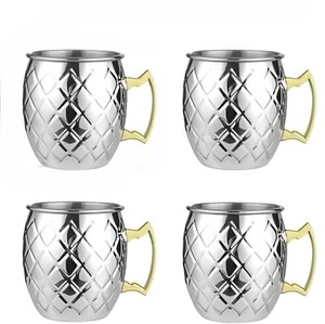 Venta caliente Hammered Design Moscow Mule Taza de metal en muchos colores y diseño con precio asequible - Product Image 4