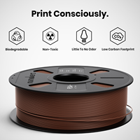 Filamento para Impresora 3D Numakers de la Mejor Calidad, 1 kg, 1.75 mm, PETG, Color Marrón Chocolate, 240 °C, Alta Resistencia