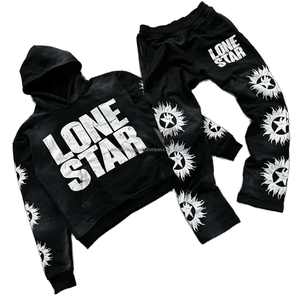 Survêtement d'automne pour homme en polyester et coton, design 2 en 1, séchage rapide et respirant - Product Image 3