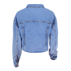 Chaquetas Vaqueras Bordadas para Mujer, Mezcla de Algodón y Elastano, Chaqueta Informal Elástica, Prenda Exterior Ligera y Elegante - Product Image 3