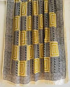 100% Jaipuri main bloc imprimé écharpe traditionnelle artisanale écharpe Boho Chic léger à la main doux coton écharpe - Product Image 6