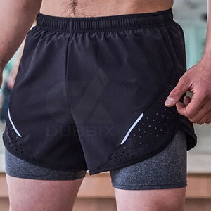 Pakistan Made Best Price Fitness Shorts for Men High Quality Breathable Cotton <b>Mid</b> XS Size Solid Pattern Logos Hot Plain Dyed - Product Image 5
