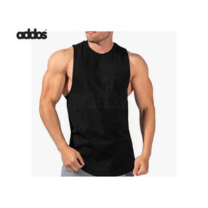 Venta al por mayor Hombres Tank Tops Gimnasio Deportivo Stringer Tank Top Culturismo Secado rápido Camisa sin mangas Casual Tank Top para hombres - Product Image 3