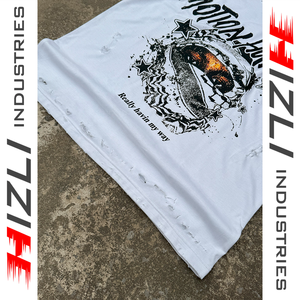 T-shirt graphique en coton 100% délavé, impression sérigraphique personnalisée, streetwear, fabricant en gros - Product Image 3