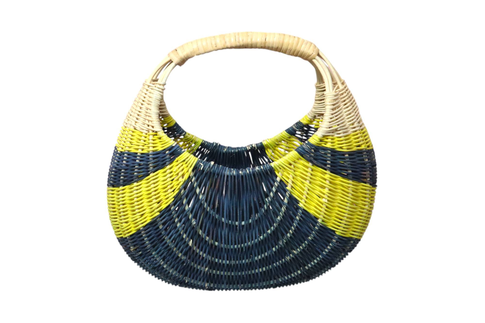 Navy Blue/Dark Blue and Neon Yellow/Lime (High Contrast)