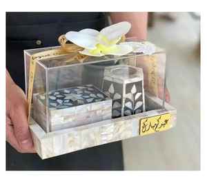 Set de bandeja acrílica Ready para quemador de bakhoor, con incrustaciones de hueso, para regalos y manualidades - Product Image 4